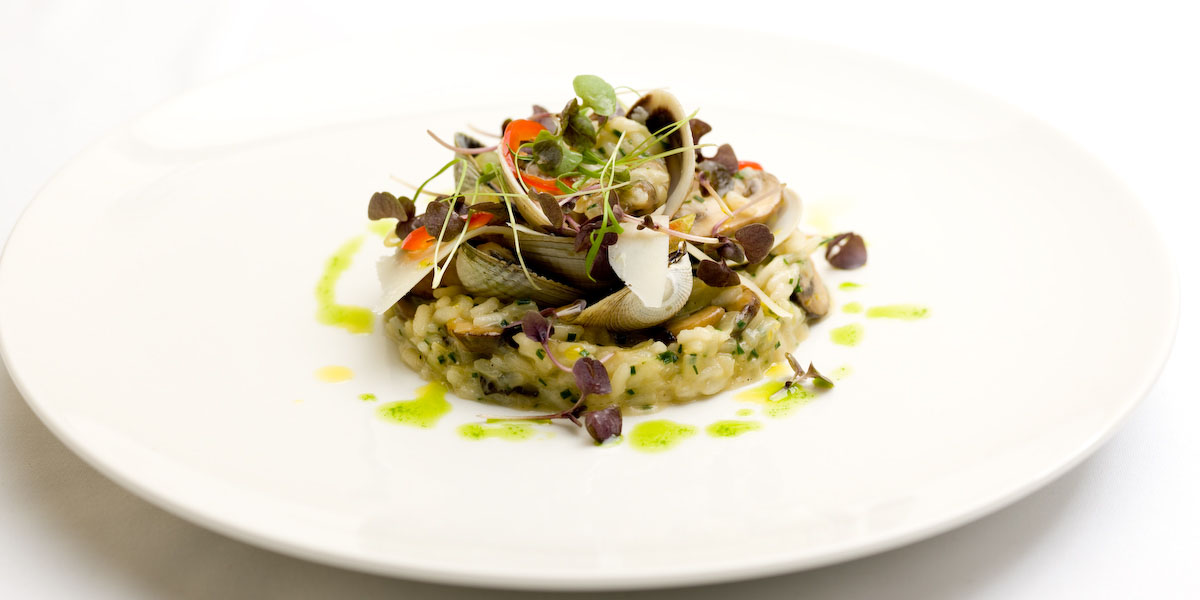 Cockle Mushroom Rissotto